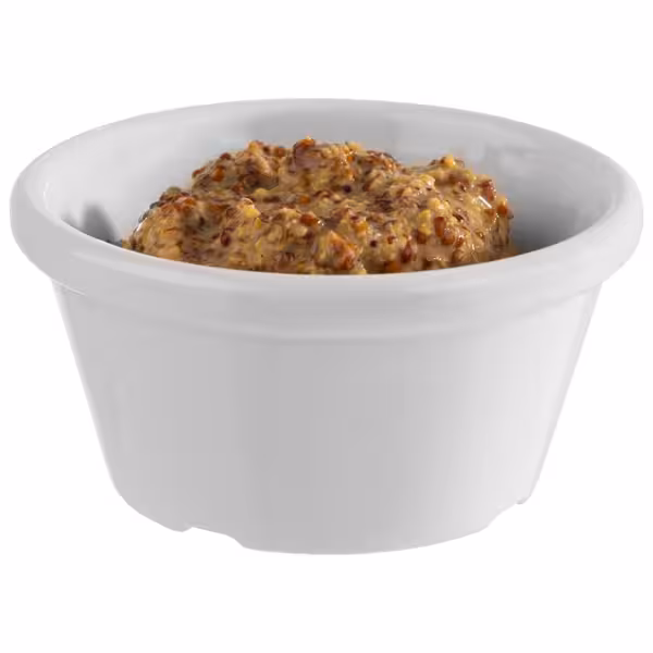 (72 pcs) Dipping Pot - 12-piece Set - PET - 70ml - round - Ø70mm - White