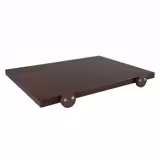 Snijplank - 300x500mm - Dikte: 20mm - HACCP-conform - Polyethyleen - Bruin - Antislipvoetjes