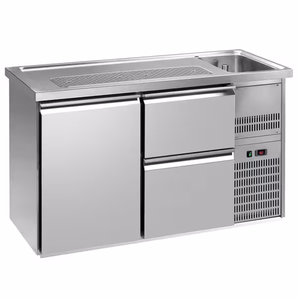 Bierkoeling PREMIUM PLUS - 1550x700mm - 1 deur & 2 laden