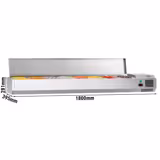 Vitrina de Ingredientes ECO - 1800x281/395mm - 8x GN 1/3