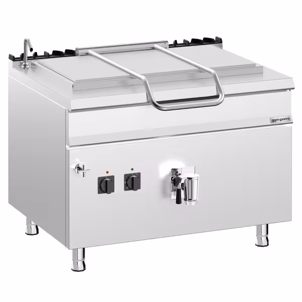 Elektro Kochkessel - 250 Liter - 24 kW - Indirekte Beheizung - mit Wasserzulauf & Ablasshahn