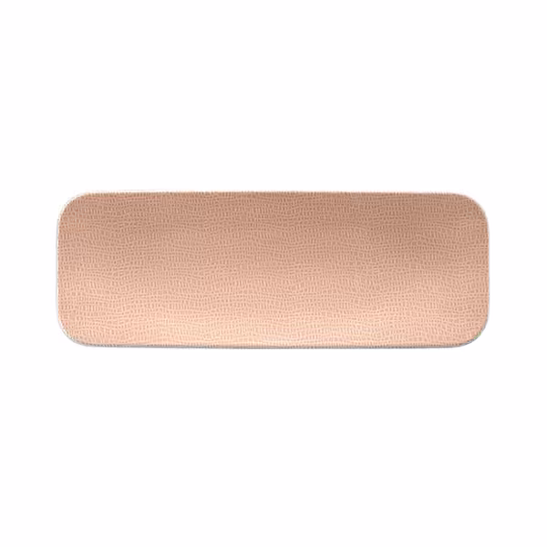(2 pieces) SELTMANN WEIDEN | Rectangular Dinner Plate – 380 × 140 mm - Dusky Pink - Porcelain