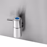 Banho-Maria eléctrico - 1,2 kW - für GN 1/1 com uma altura:150 mm - com torneira de drenagem