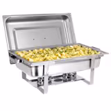 Scaldavivande con coperchio e gambe in acciaio inox