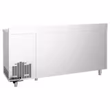 Barkoeledag PREMIUM - 2135x600mm - 570l - met 6 laden, spatrand & uitkloplade voor koffie