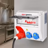 Verdeelkast - 2x 230V & 1x CEE 16A (400V) - 400V (krachtstroom) - incl. aardlekschakelaar 30mA