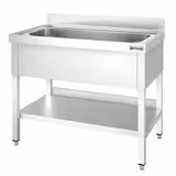 Topfspültisch PREMIUM - 1000x600mm - mit 1 Becken