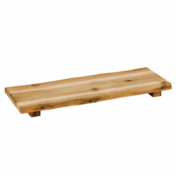 (4 pieces) Serving board with legs - 190x530x40mm 