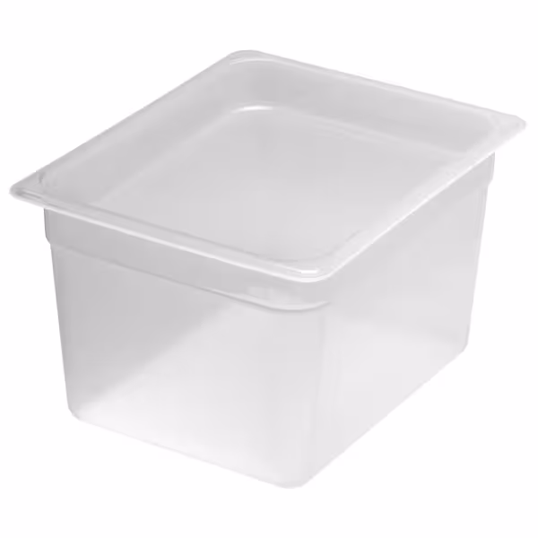 (6 pieces) CAMBRO | Gastronorm Container - 1/2 - Polypropylene - Translucent - 200 mm