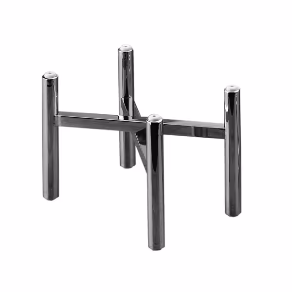 (3 Stück) Buffetständer - klappbar - Höhe: 170mm - Chrom - passend für Platten & Teller ab 210mm