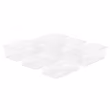 (6 szt.) Pojemnik GN z polipropylenu - GN 1/1 - 200mm - Przezroczysty (mleczny) - Pojemność:25,5L