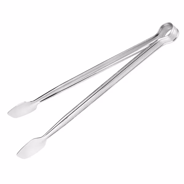 (4 Stück) Grillzange - Länge: 400mm - Edelstahl