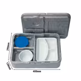 (14 adet) THERMO FUTURE BOX | Thermobox DINNER - Gri