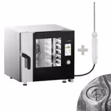 El- Kombiugn - Touch - 7'' pekskärm - 5x GN 1/1 - inkl. Automatiskt rengöringssystem & Kärntemperaturnål