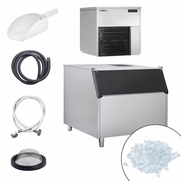 Professionele Schilferijsmachine - 550kg/24h - incl. ijs voorraadbunker