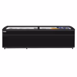 Isla de congelación WTRU25 compatible - 2506x858mm - 594L - con 2 puertas correderas de cristal - Negro