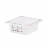 (6 pièces) CAMBRO | SafeTrak - Récipients en polypropylène GN 1/6 - laiteux - Hauteur : 65mm