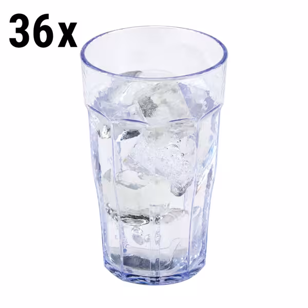 (36 pieces) CAMBRO | Tumbler Laguna – Clear – BPA-free SAN Plastic – Stackable – 354 ml