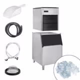 Commercial Ice Machine - Nugget - 335 kg/24 h - incl. ice storage container