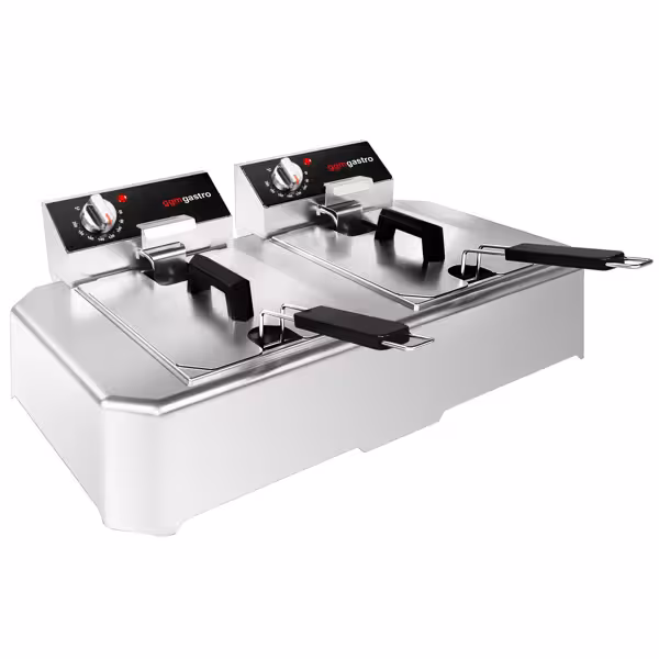 Ηλεκτρική διπλή φριτέζα - 5+5 λίτρα - 7,5 kW