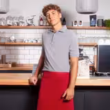 (6 Stück) KARLOWSKY | Bistroschürze Basic - Rot