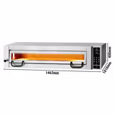 Elektrikli Pizza Fırını - Taş tabanlı - 34 cm x 6 Pizza Kapasiteli - Dijital - maks. 450°C