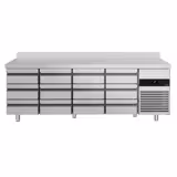 Koelwerkbank PREMIUM - 2330x700mm - 12 lades - opstand