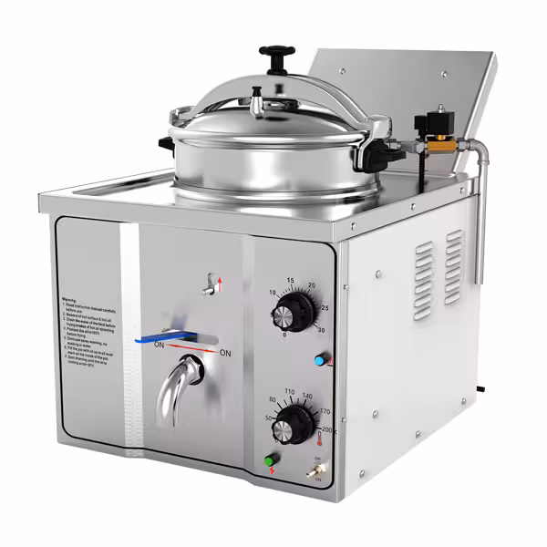 Drukfriteuse - 15 liter - 3 kW - mechanische bediening