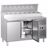 Voorbereidingstafel ECO - 1510mm - 2 deuren - voor 8x GN 1/3