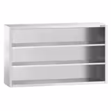 Pensile a giorno in acciaio inox PREMIUM - 2000x400mm - a giorno (senza ante) - 1000mm di altezza