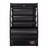 Wandkoelmeubel - 900mm - 216 liter - 3 schappen - zwart