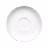 (6 pcs) SELTMANN WEIDEN | Porcelain Saucer Set – Meran Basic Series – White – Ø 147 mm