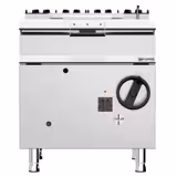 Sauteuse basculante à gaz – 80 litres – 20,5 kW – avec volant manuel et raccordement d’eau