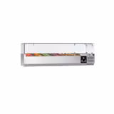 Kühlaufsatzvitrine PREMIUM - 1400x395mm - 6x GN 1/3