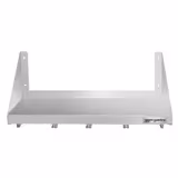 Étagère murale en inox pour Bacs GN 4x GN 1/6 - 800x300mm - 1 niveaux - incl. glissières pour bacs GN