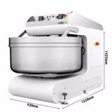 Professional Spiral Dough Mixer PREMIUM – 200 kg - Fixed Bowl - 2 Motors - 2 Speeds - 400V 3 Phase