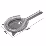 (6 st) Cocktailsil- rostfritt stål - Ø 90mm