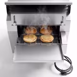 Commercial Electric Chargrill Continuous Conveyor Grill - 0.47x1.15m - Countertop - 12 Burners - 3.6kW