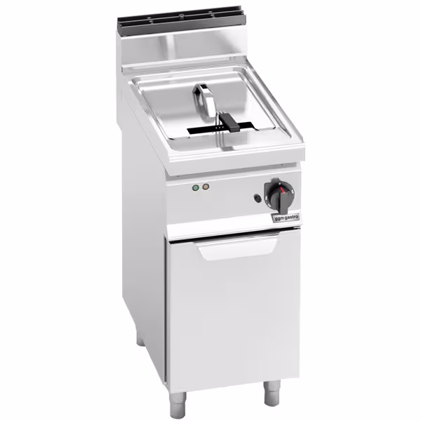 Elektrische friteuse - 18 liter - 13,5 kW - mechanische bediening - met aftapkraan