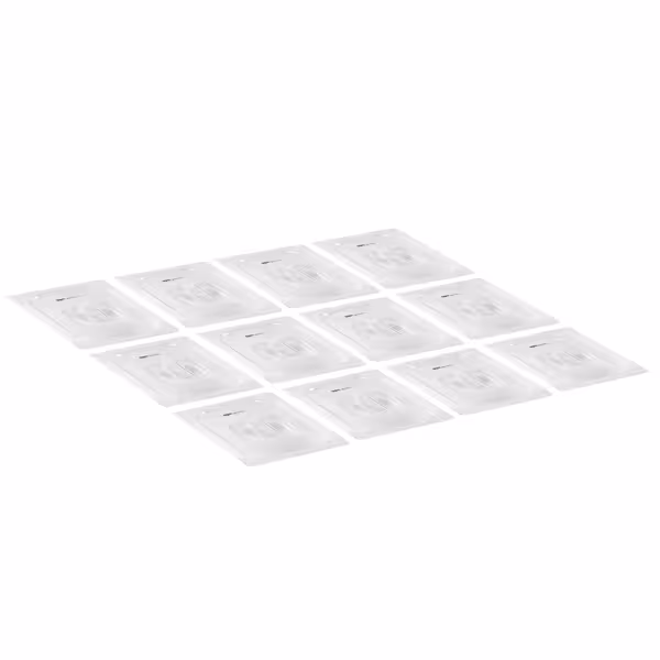 (12 قطع) غطاء GN لحاوية أدوات مائدة بولي كربونات GN 1/4 - الارتفاع: 23 mm - 265x162 mm - شفاف
