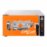 Friggitrice ad aria calda professionale (Airfryer) - 3,5 kW - incl. sistema di lavaggio, 2 cestelli girevoli, 1 vaschetta in teflon e 2 manici