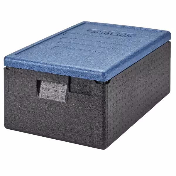 CAMBRO | CAM GOBOX® - Toploader - GN 1/1 - Schwarz - Deckel Eisblau
