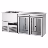 Biertheke PREMIUM - 1950x700mm - 2 Glastüren