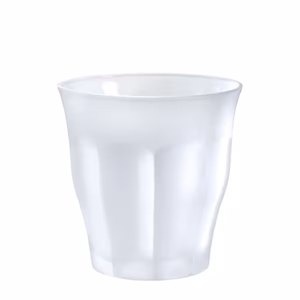 (6 stuks) Duralex universeel drinkglas - Picardie - 250ml - Wit - met stapelbaar
