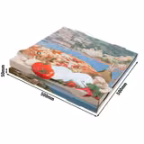 (50 unid) Caixa para pizza - POSITANO - Costa mediterrânica - 50x50x5cm
