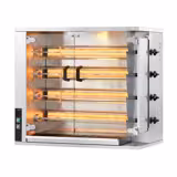 Gas Hähnchengrill - 18,8 kW - mit 4 Spießen für bis zu 20 Hähnchen