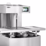 Commercial Countertop Chocolate Tempering Machine - 12kg - 2,5kW - with Dispensing Spout - incl. Vibrating Table - incl. Work Shelf - Enrobing Area