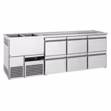 Banco Spillatura Birra PREMIUM - 2500x700mm - 6 Cassetti