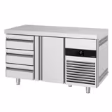 Stół chłodniczy PREMIUM - 1400x700mm - 281L - z 1 drzwiami - z 3 szufladami - na rynek PL