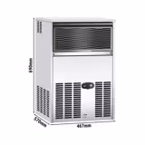 Máquina para cubitos de hielo - 31 kg / 24 h